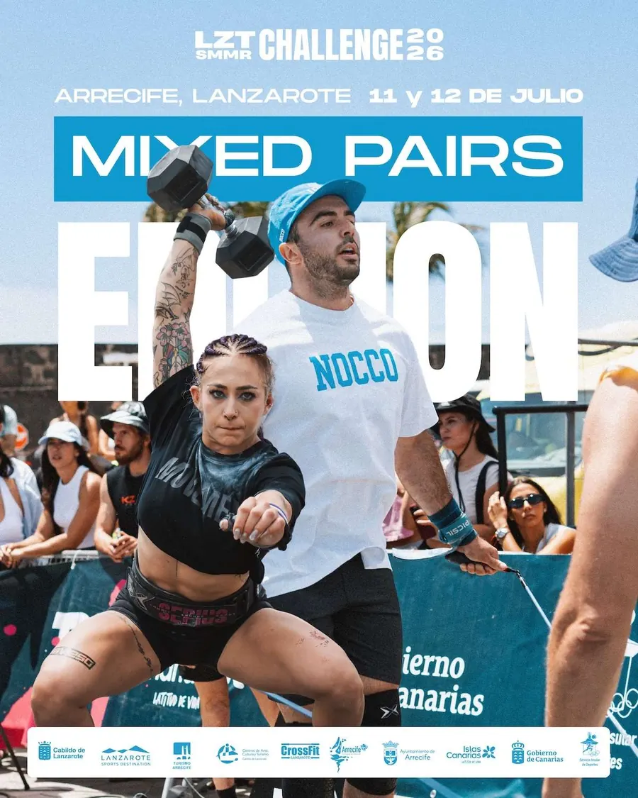 Cartel del Lanzarote Summer Challenge 2026, Mixed Pairs Edition, en Arrecife